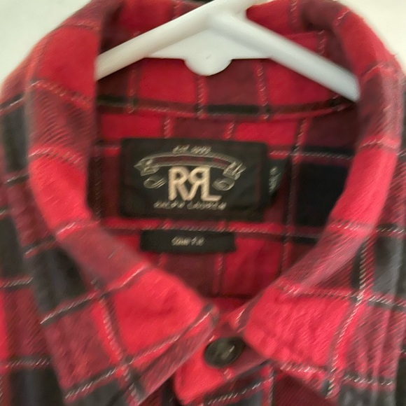 RRL plaid shirt in good condition. - Picture 5 of 5